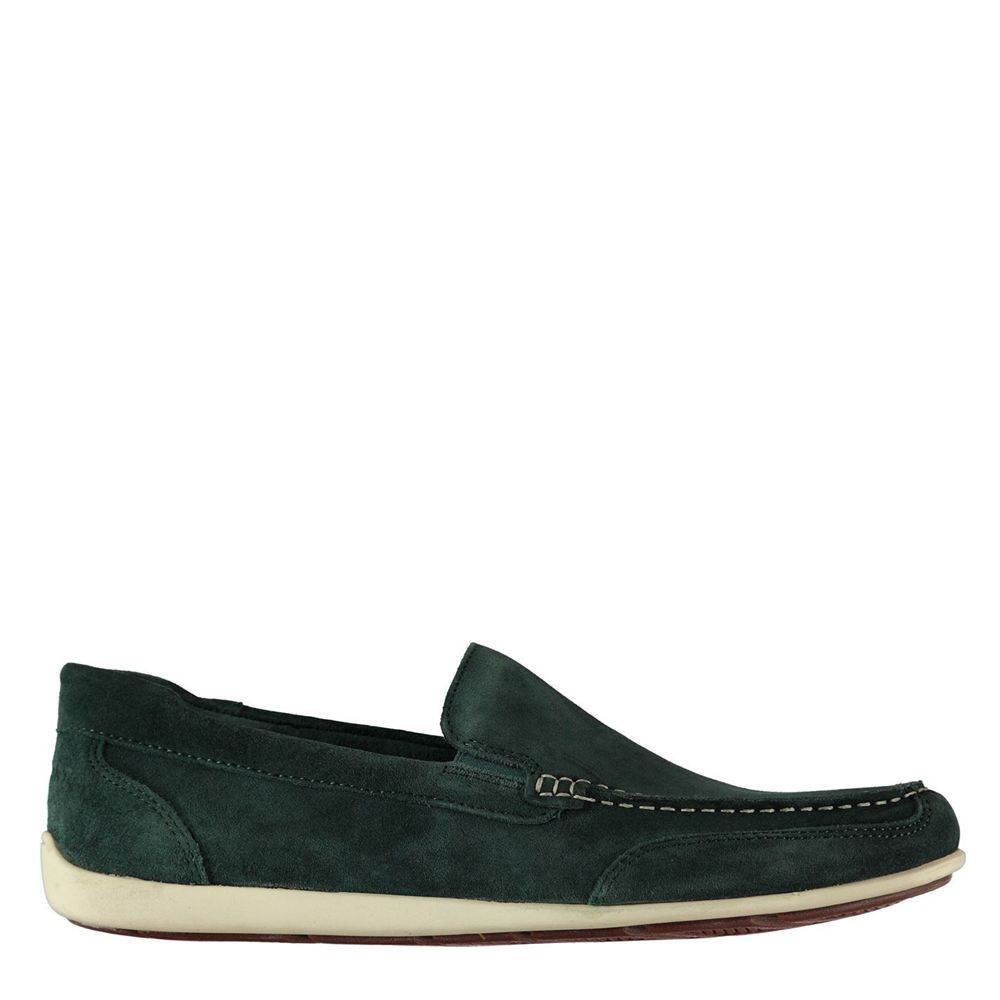 Mocassins Homem Rockport Bayley Venetian Verdes Escuro,Portugal IGYQA-8045